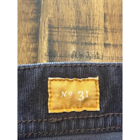 Pilcro and the Letterpress Serif Gray Corduroy Jeans Size 31 - Picture 5 of 10